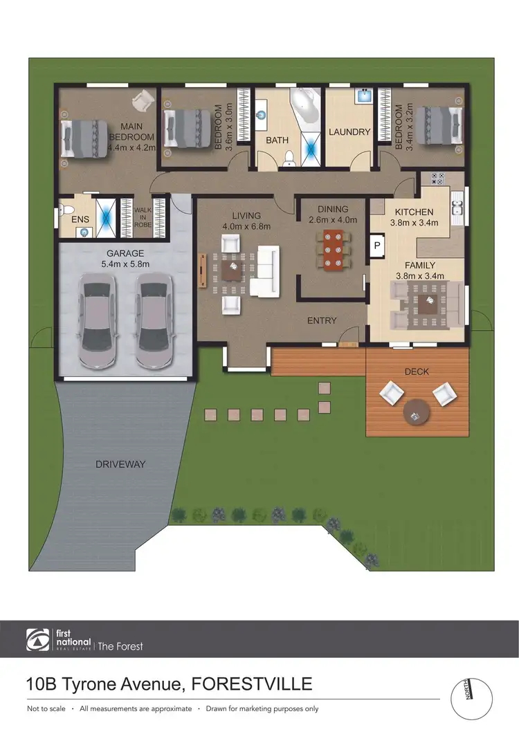 Floorplan of Homely house listing, 10B Tyrone Avenue, Forestville NSW 2087