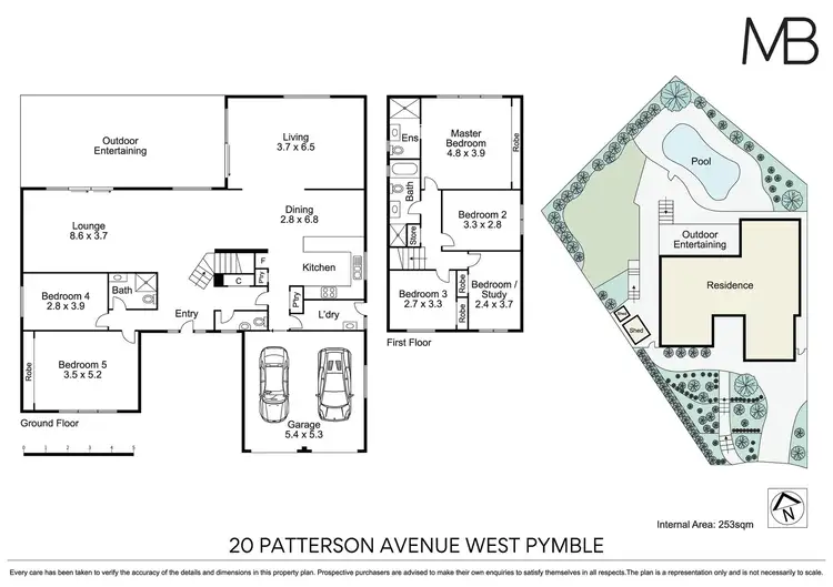 Floorplan of Homely house listing, 20 Patterson Avenue, West Pymble NSW 2073
