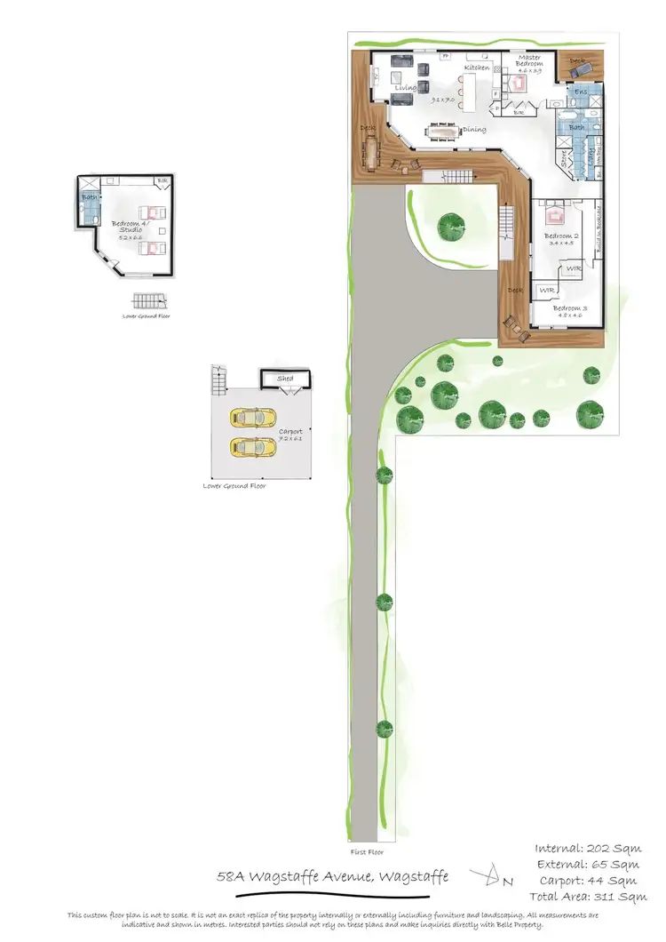 Floorplan of Homely house listing, 58A Wagstaffe Avenue, Wagstaffe NSW 2257