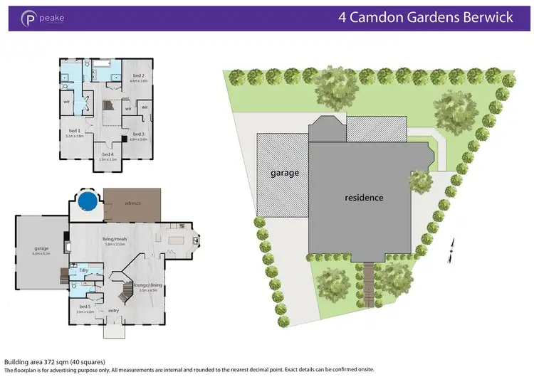 Floorplan of Homely house listing, 4 Camdon Gardens, Berwick VIC 3806
