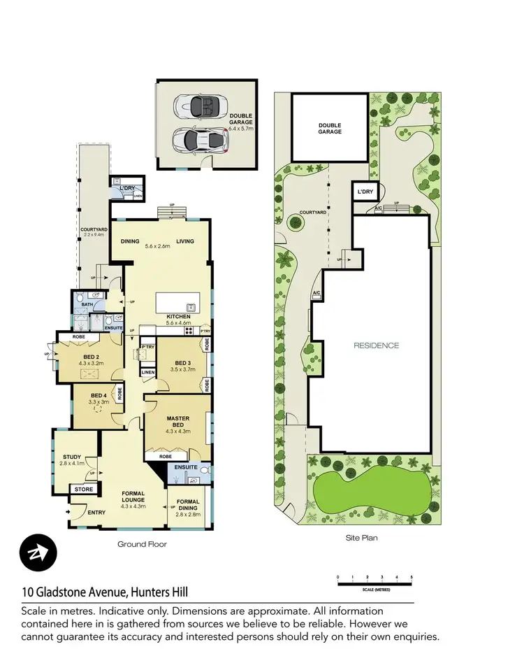 Floorplan of Homely house listing, 10 Gladstone Avenue, Hunters Hill NSW 2110