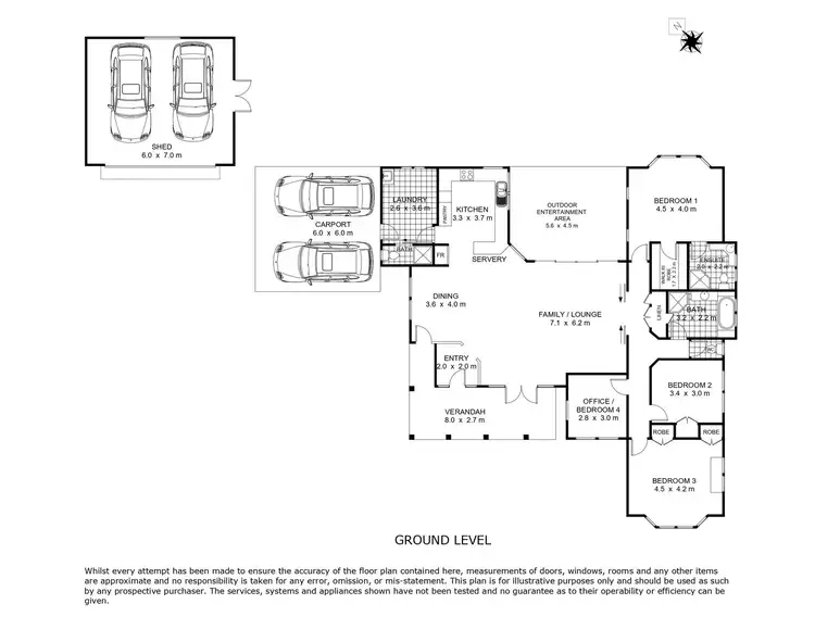 Floorplan of Homely house listing, 14 Palmer Drive, Highfields QLD 4352
