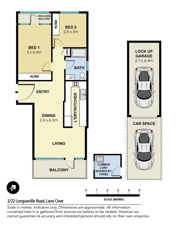 Floorplan of Homely apartment listing, 2/22 Longueville Road, Lane Cove NSW 2066