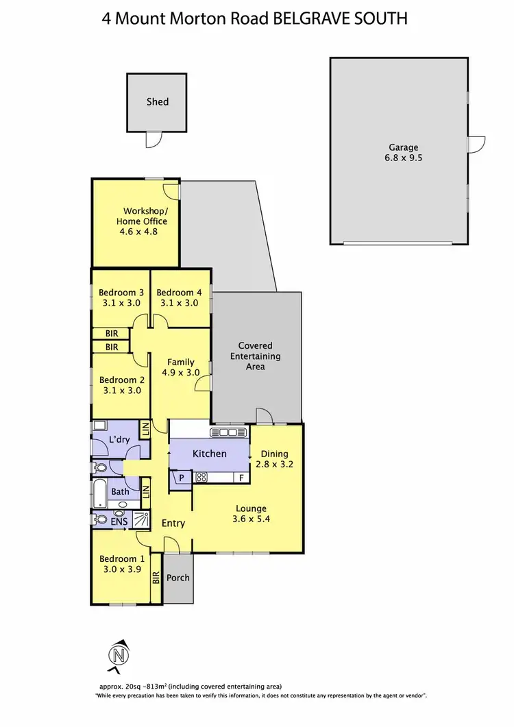 Floorplan of Homely house listing, 4 Mt Morton Road, Belgrave South VIC 3160