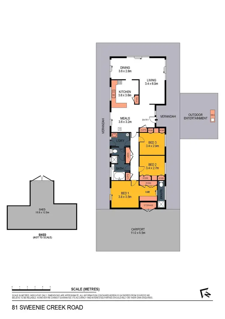 Floorplan of Homely house listing, 81 Sweenies Creek Road, Strathfieldsaye VIC 3551
