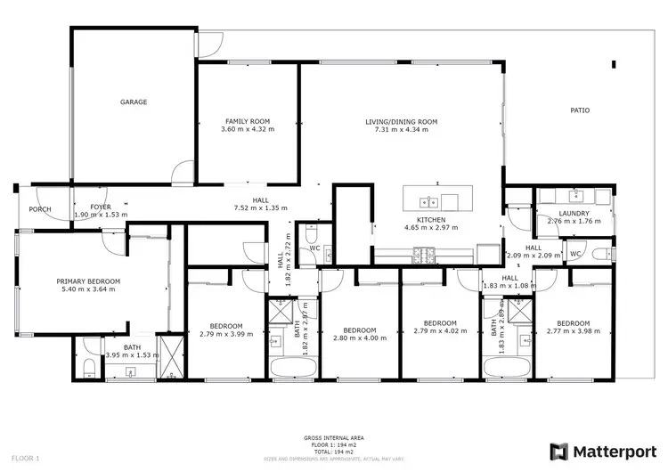 Floorplan of Homely house listing, 23 Stewartby Crescent, Viveash WA 6056