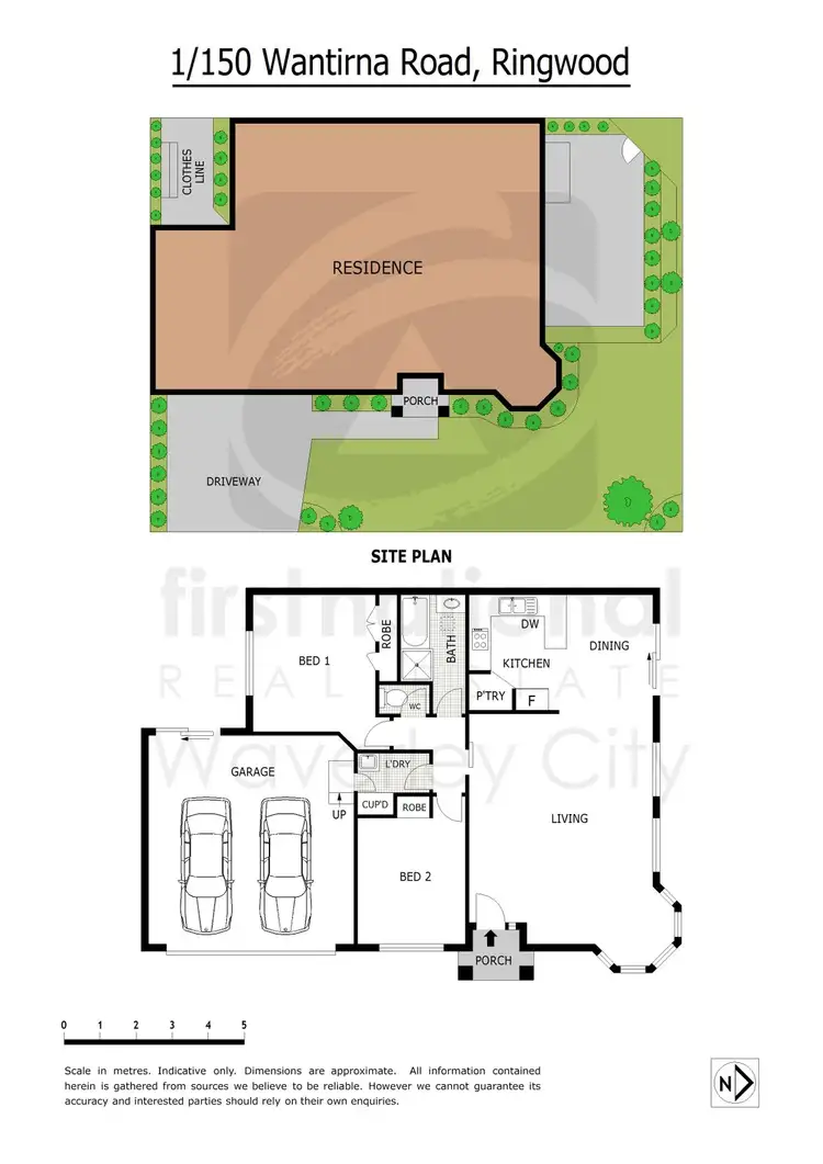 Floorplan of Homely unit listing, 1/150A Wantirna Road, Ringwood VIC 3134