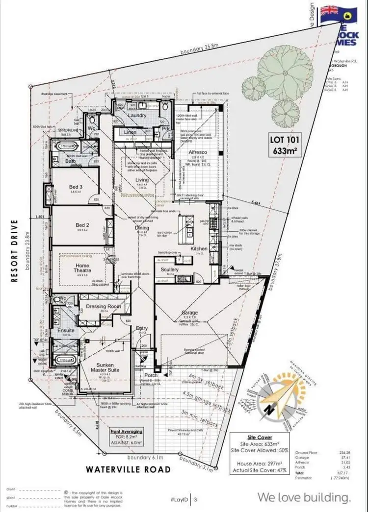 Floorplan of Homely house listing, 1 Waterville Road, Dunsborough WA 6281