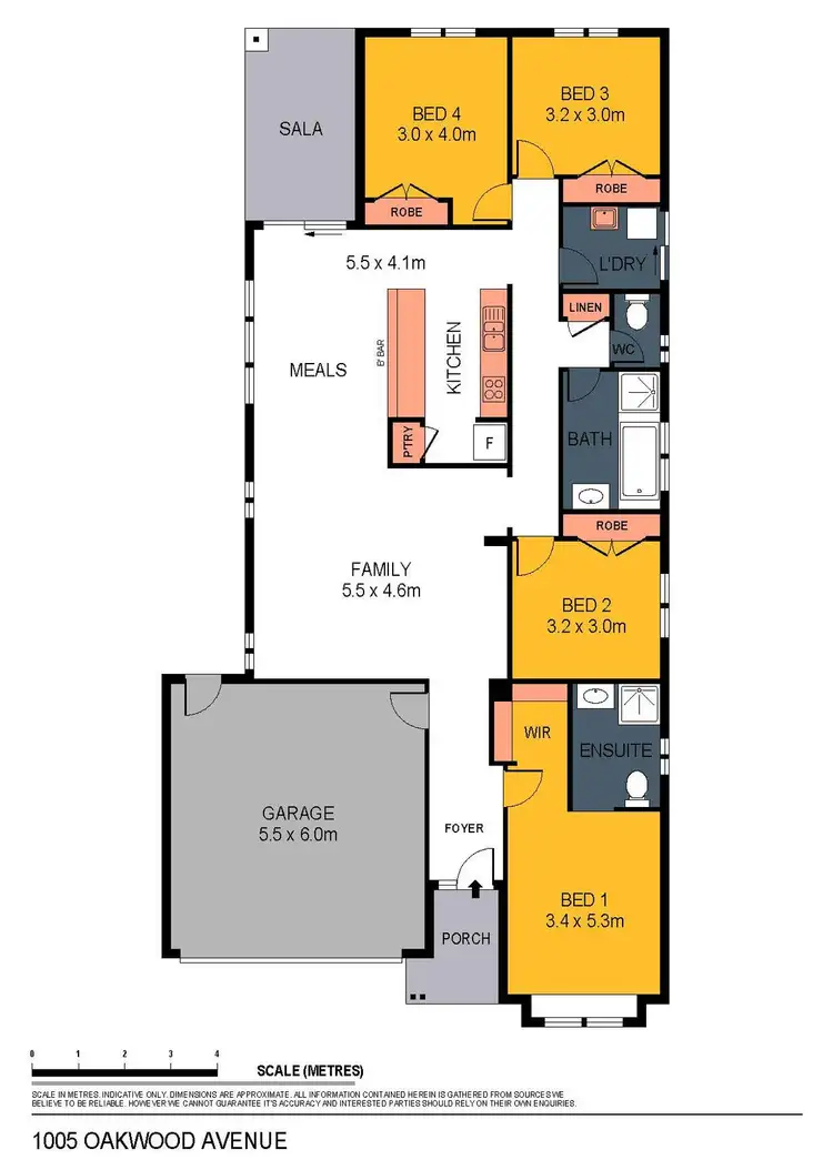 Floorplan of Homely house listing, 1005 Oakwood Avenue, Jackass Flat VIC 3556