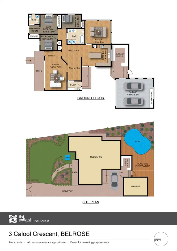 Floorplan of Homely house listing, 3 Calool Crescent, Belrose NSW 2085