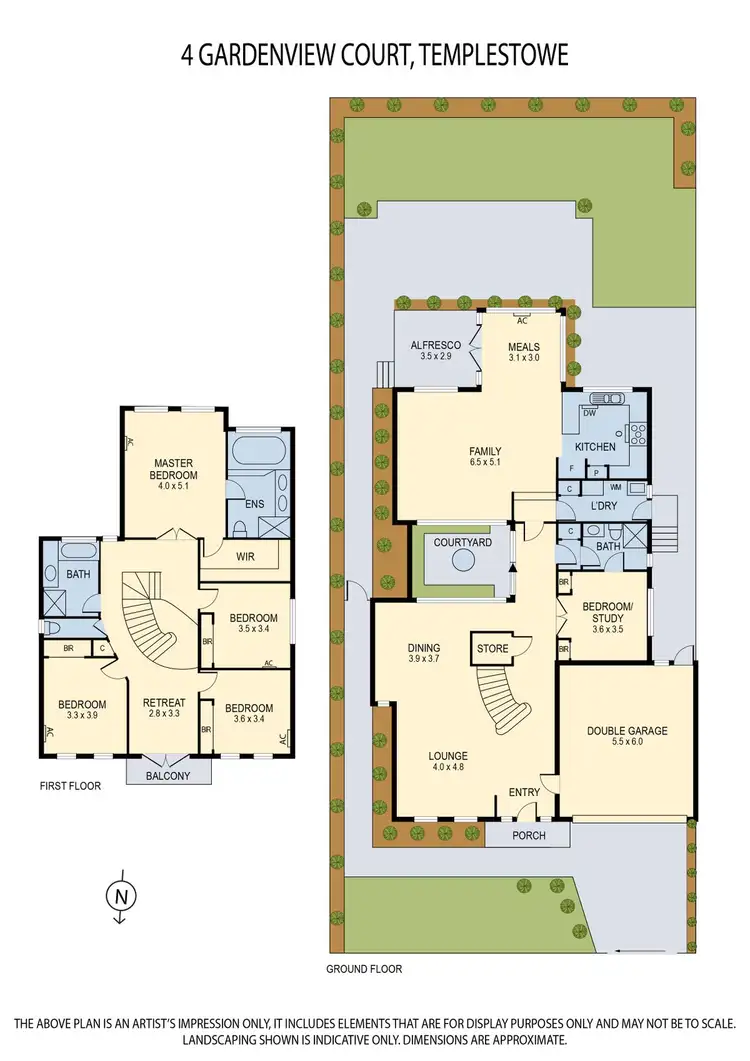 Floorplan of Homely house listing, 4 Gardenview Court, Templestowe VIC 3106