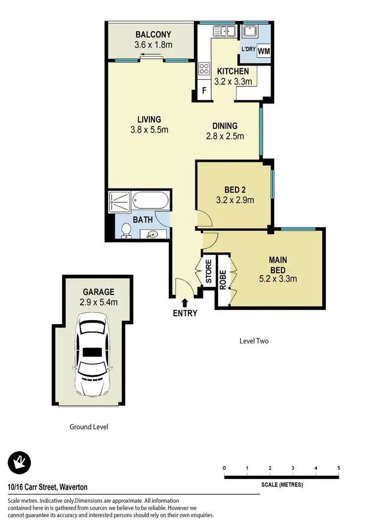 Floorplan of Homely unit listing, 10/16 Carr Street, Waverton NSW 2060