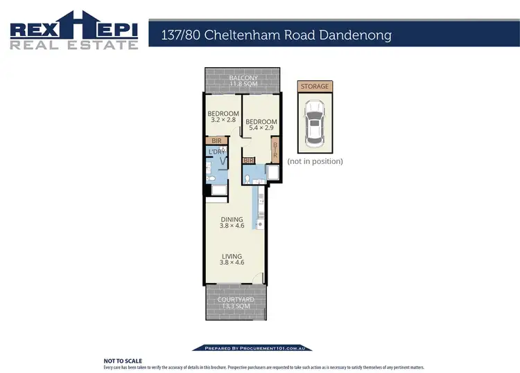 Floorplan of Homely house listing, Unit 137/80 Cheltenham Road, Dandenong VIC 3175