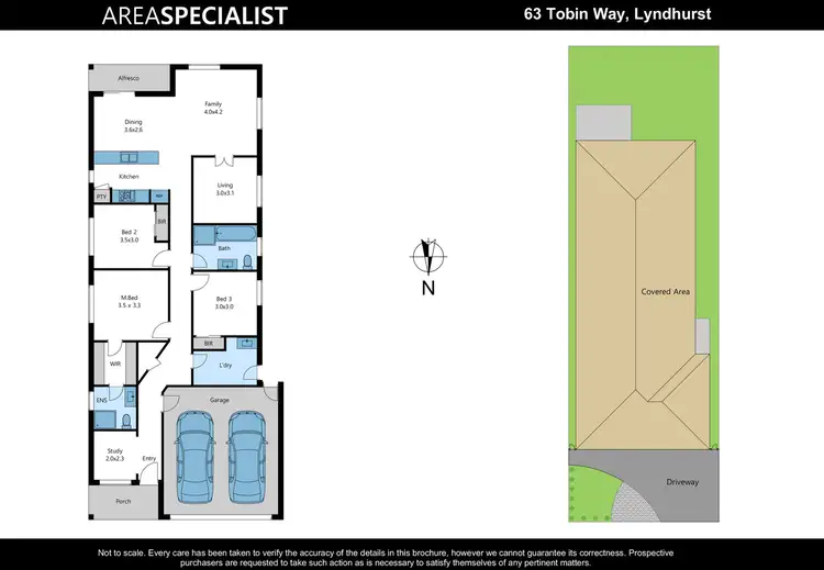 Floorplan of Homely house listing, 63 Tobin Way, Lyndhurst VIC 3975