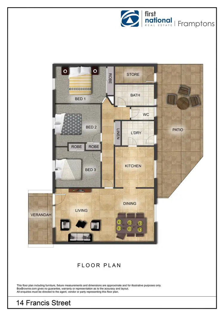 Floorplan of Homely house listing, 14 Francis Street, Gillen NT 870