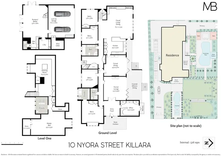 Floorplan of Homely house listing, 10 Nyora Street, Killara NSW 2071