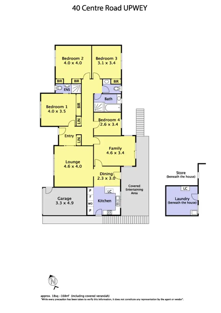 Floorplan of Homely house listing, 40 Centre Road, Upwey VIC 3158