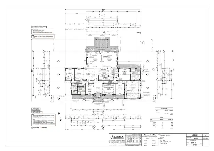 Floorplan of Homely house listing, 11 Glenallen Close, Quedjinup WA 6281