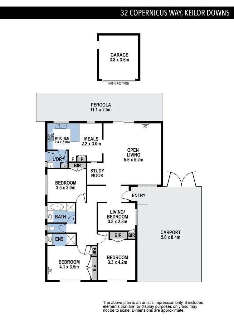 Floorplan of Homely house listing, 32 Copernicus Way, Keilor Downs VIC 3038
