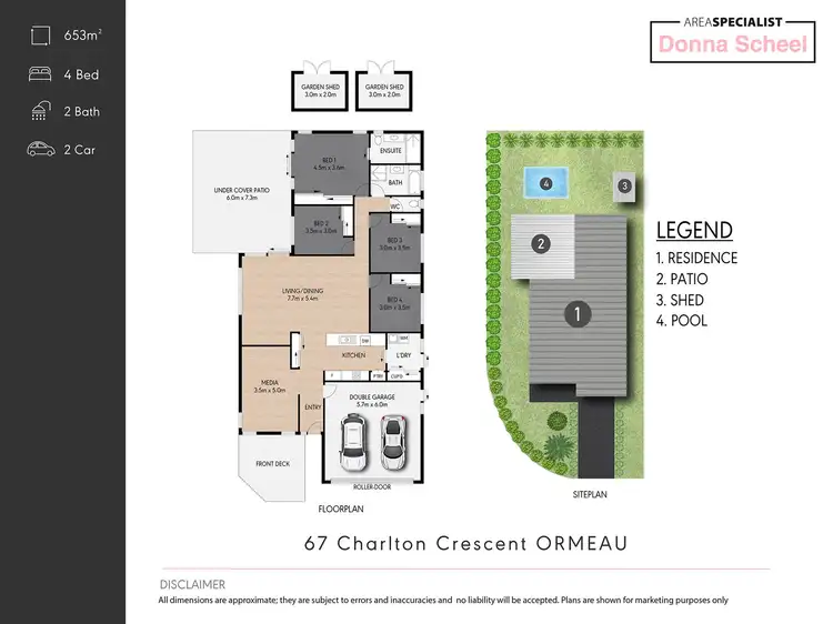 Floorplan of Homely house listing, 67 Charlton Crescent, Ormeau QLD 4208