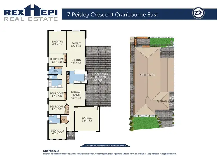 Floorplan of Homely house listing, 7 Peisley Crescent, Cranbourne East VIC 3977
