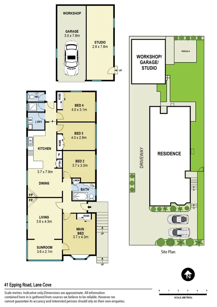 Floorplan of Homely house listing, 41 Epping Road, Lane Cove NSW 2066