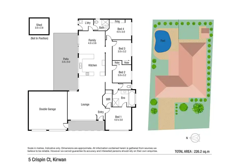 Floorplan of Homely house listing, 5 Crispin Court, Kirwan QLD 4817