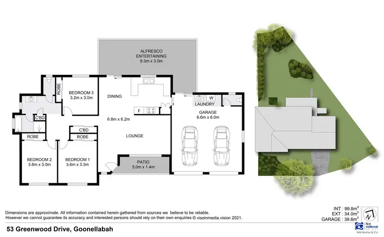 Floorplan of Homely house listing, 53 Greenwood Drive, Goonellabah NSW 2480