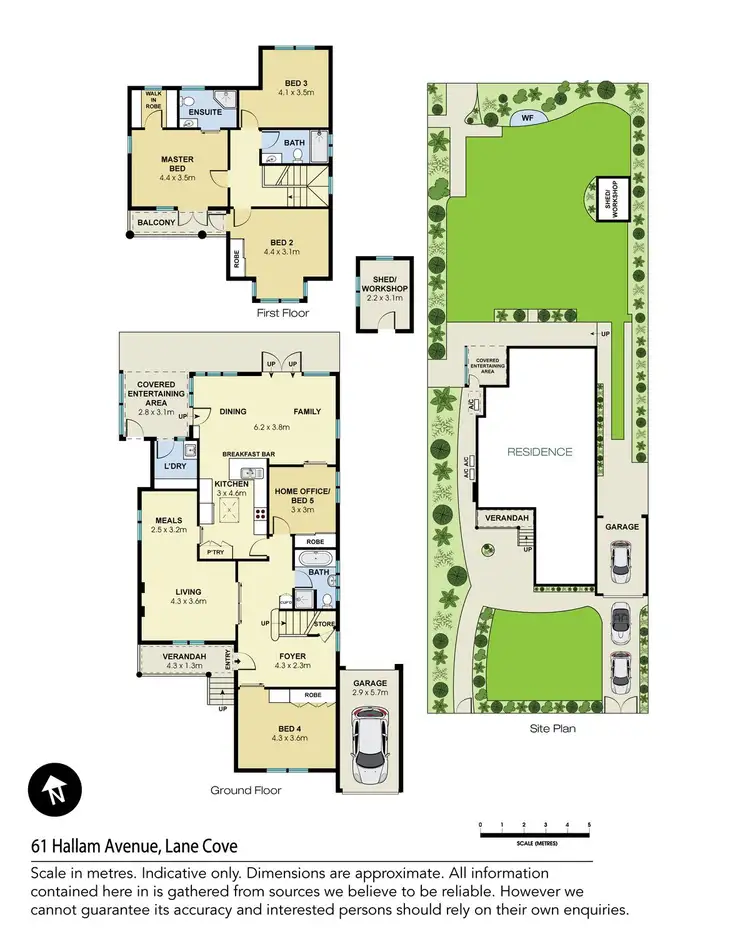 Floorplan of Homely house listing, 61 Hallam Avenue, Lane Cove NSW 2066