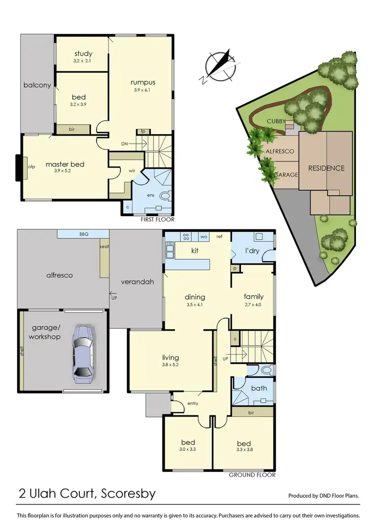 Floorplan of Homely house listing, 2 Ulah Close, Scoresby VIC 3179