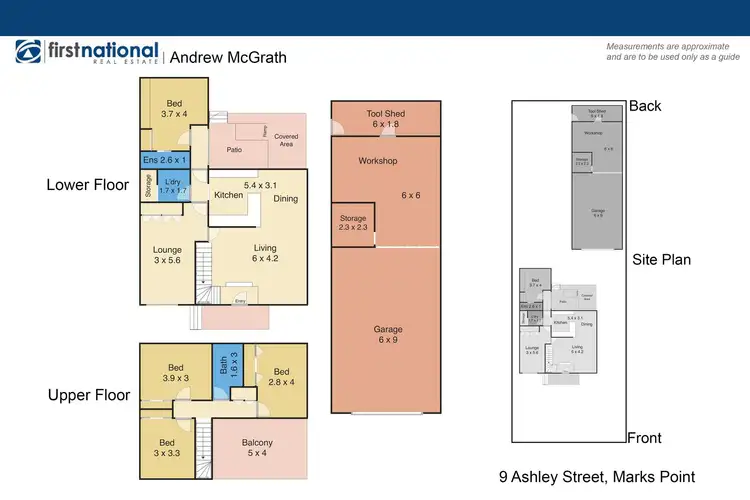 Floorplan of Homely house listing, 9 Ashley Street, Marks Point NSW 2280