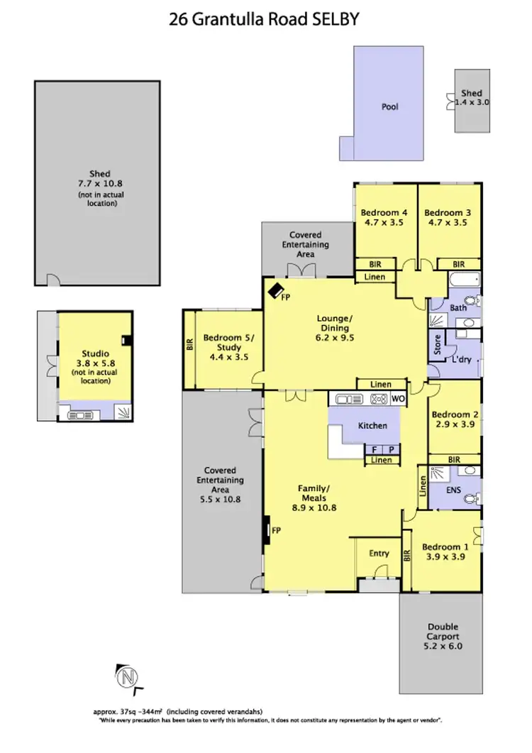 Floorplan of Homely house listing, 26 Grantulla Road, Selby VIC 3159