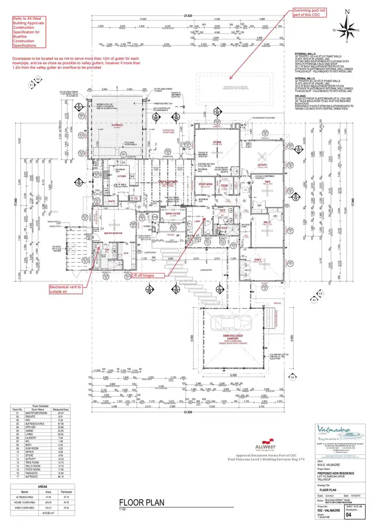 Floorplan of Homely house listing, 346 Sheoak Drive, Yallingup WA 6282