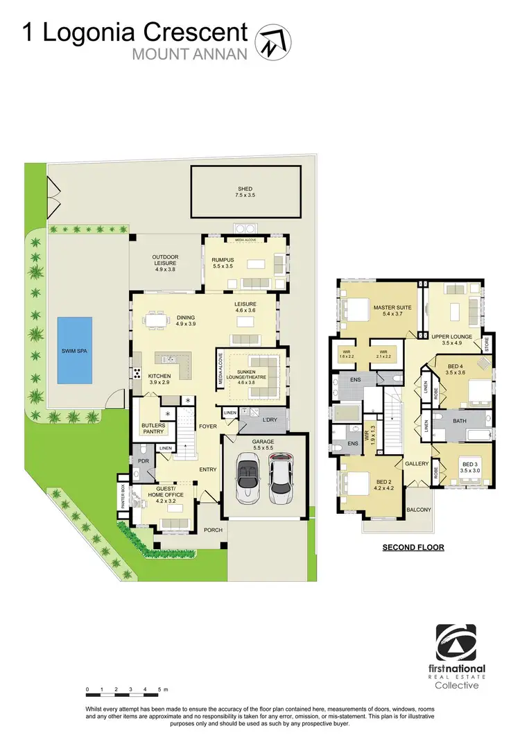 Floorplan of Homely house listing, 1 Logonia Crescent, Mount Annan NSW 2567