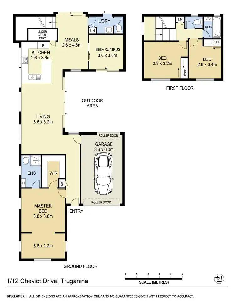 Floorplan of Homely house listing, 1/12 Cheviot Drive, Truganina VIC 3029