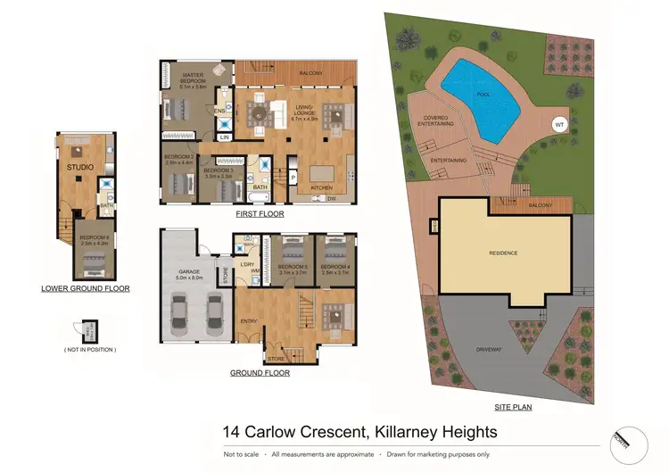 Floorplan of Homely house listing, 14 Carlow Crescent, Killarney Heights NSW 2087