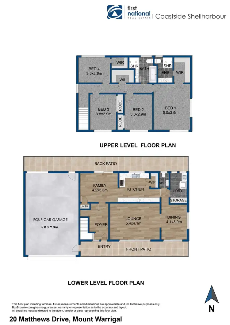 Floorplan of Homely house listing, 20 Matthews Drive, Mount Warrigal NSW 2528