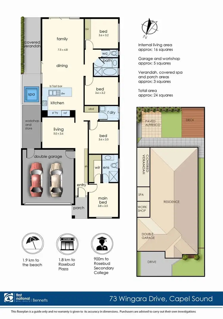 Floorplan of Homely house listing, 73 Wingara Drive, Capel Sound VIC 3940
