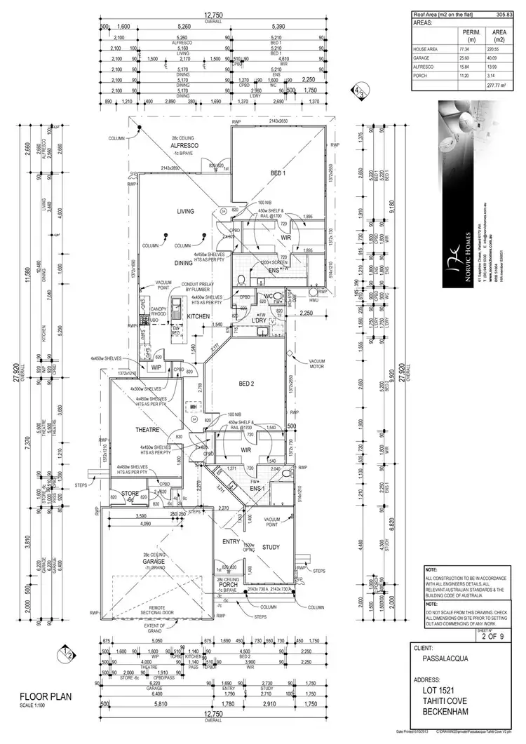 Floorplan of Homely house listing, 5 Tahiti Cove, Beckenham WA 6107