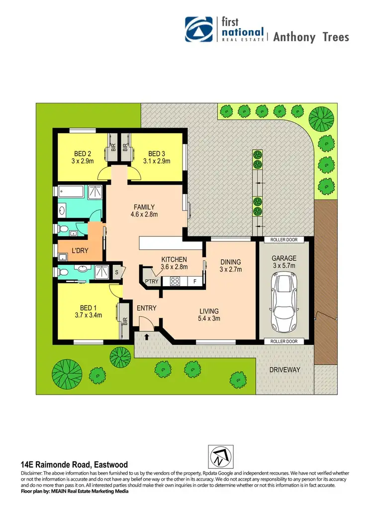 Floorplan of Homely house listing, 14E Raimonde Road, Eastwood NSW 2122