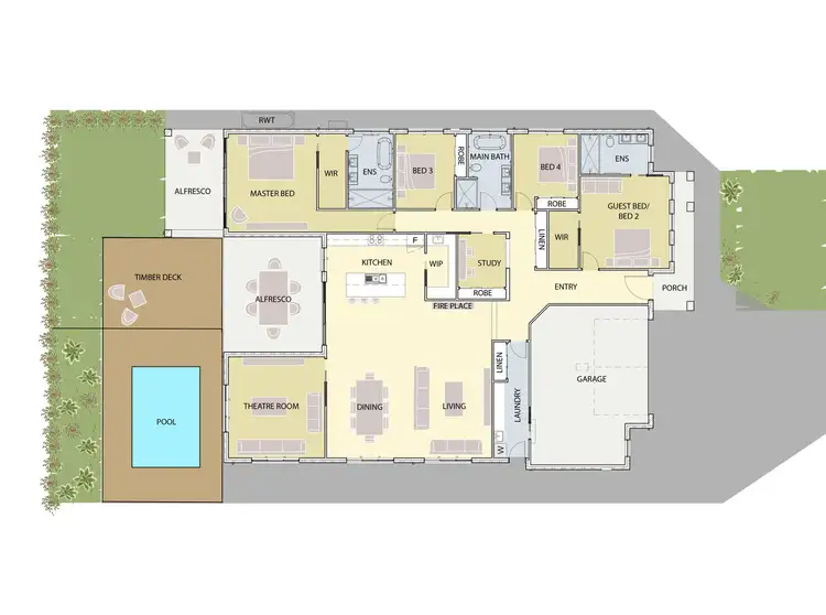 Floorplan of Homely house listing, 5 Jenolan Cct
(Harrington Grove Estate), Harrington Park NSW 2567