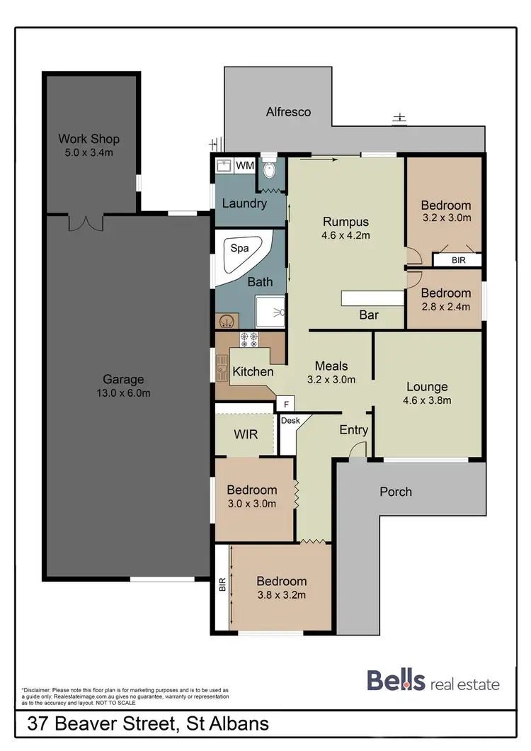 Floorplan of Homely house listing, 37 Beaver Street, St Albans VIC 3021