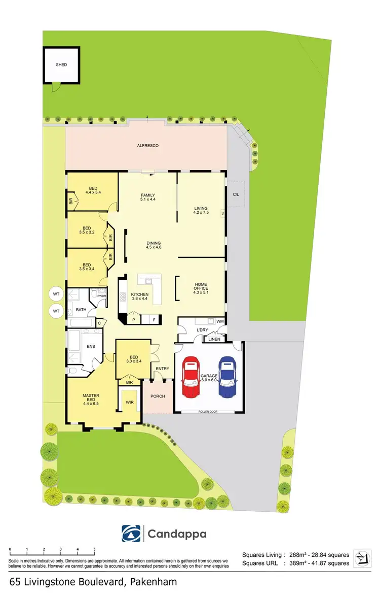 Floorplan of Homely house listing, 65 Livingstone Boulevard, Pakenham VIC 3810