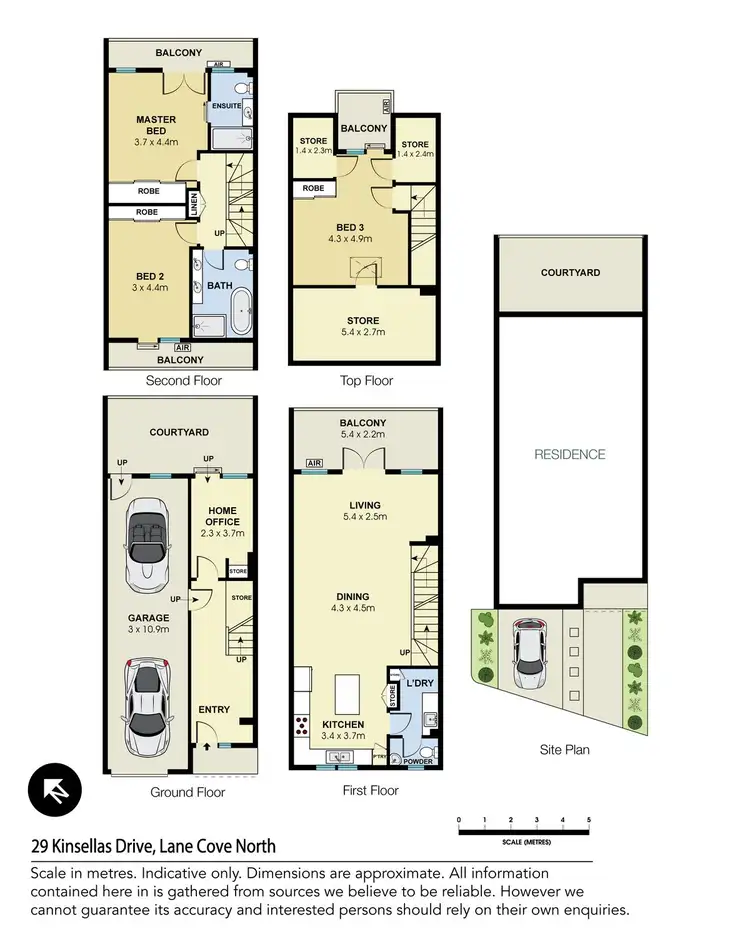Floorplan of Homely townhouse listing, 29 Kinsellas Drive, Lane Cove NSW 2066