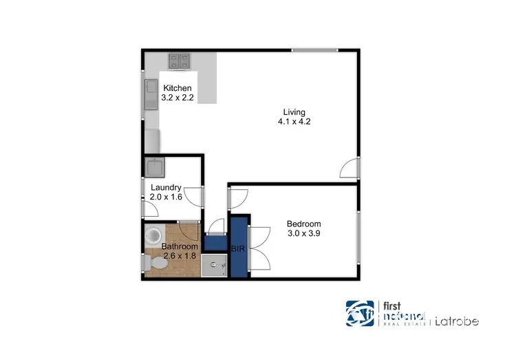 Floorplan of Homely unit listing, 4/114 Davidson Street, Traralgon VIC 3844