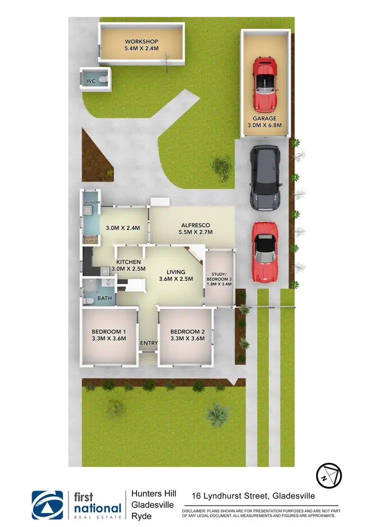 Floorplan of Homely house listing, 16 Lyndhurst Street, Gladesville NSW 2111