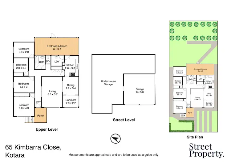 Floorplan of Homely house listing, 65 Kimbarra Close, Kotara NSW 2289