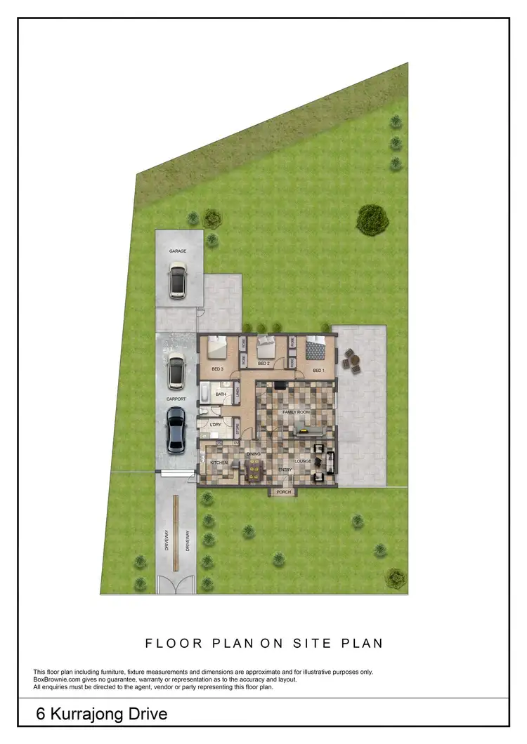 Floorplan of Homely house listing, 6 Kurrajong Drive, East Side NT 870