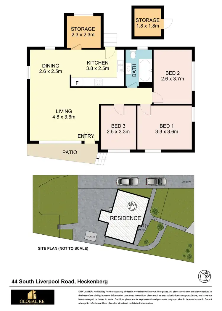 Floorplan of Homely house listing, 44 South Liverpool Road, Heckenberg NSW 2168