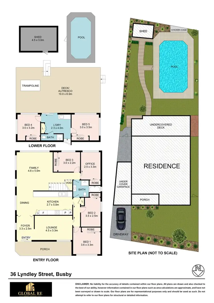 Floorplan of Homely house listing, 36 Lyndley St, Busby NSW 2168
